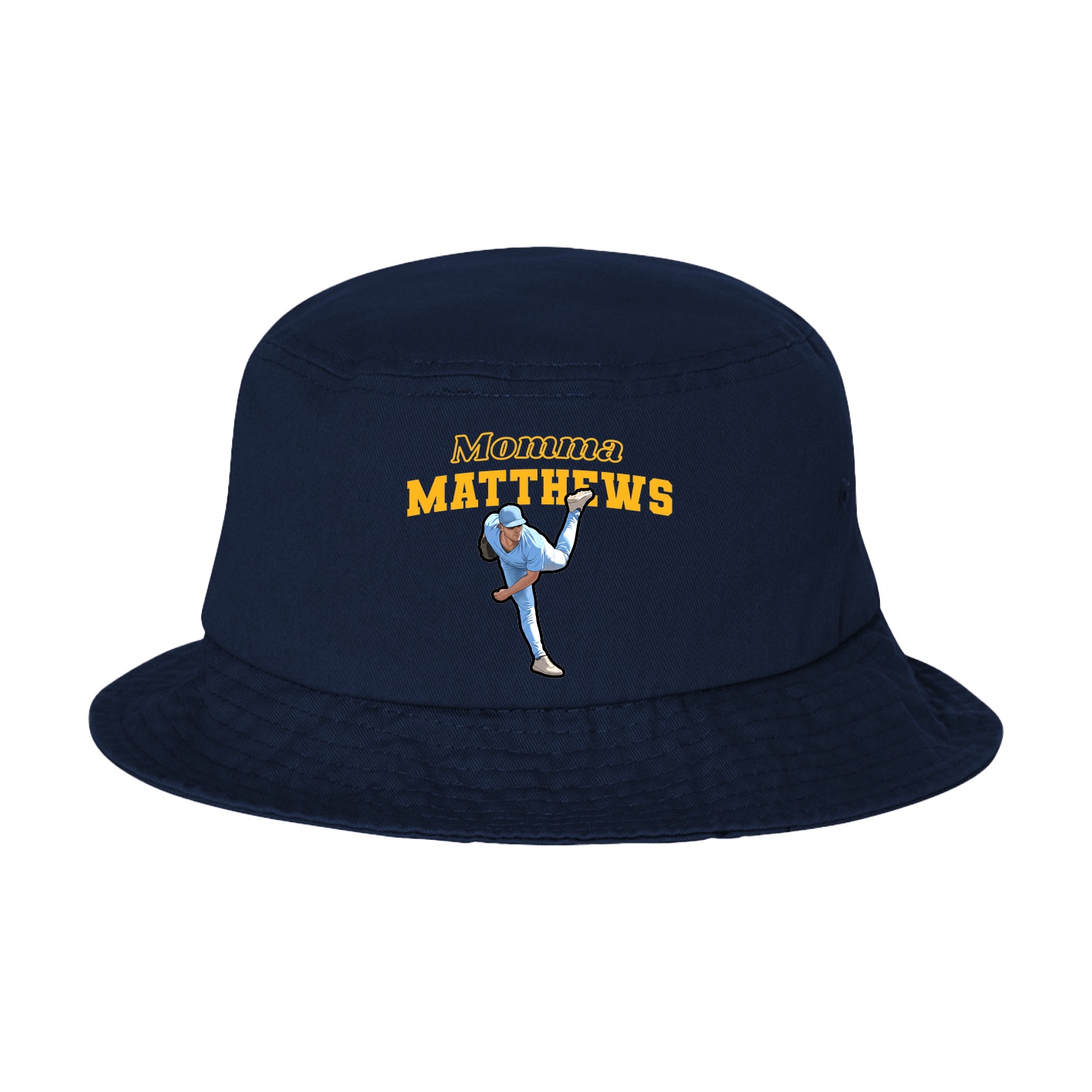 Bucket Cap — Mothers Day Block in Navy