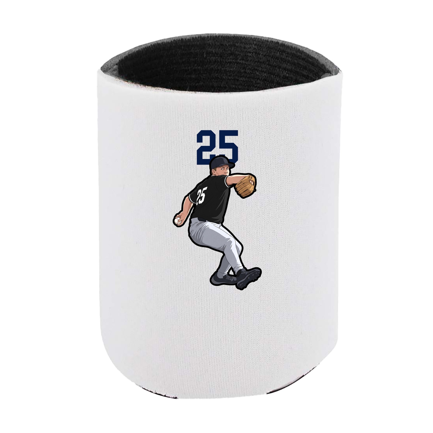 Can Holder — Number Top in White