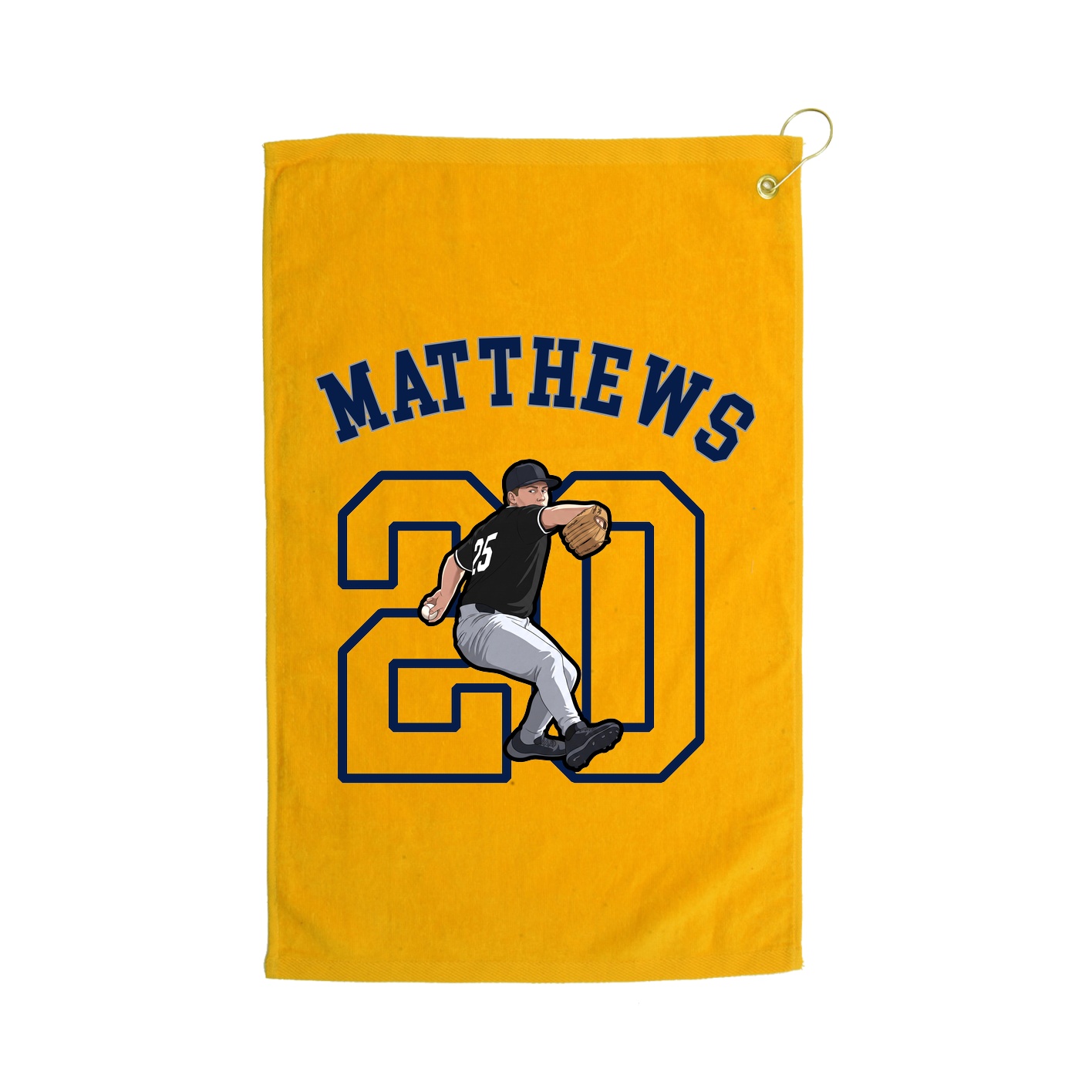 Golf Towel — Shirsey Arch in Gold