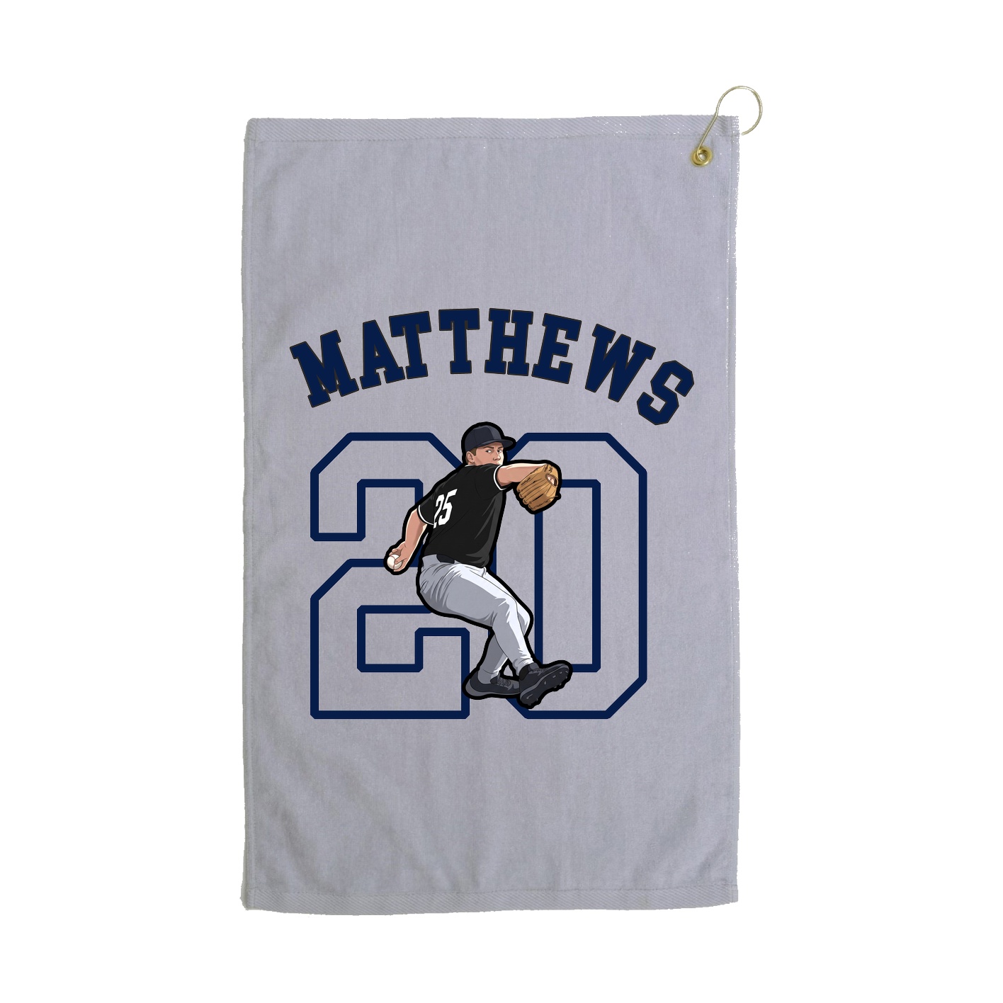 Golf Towel — Shirsey Arch in Grey