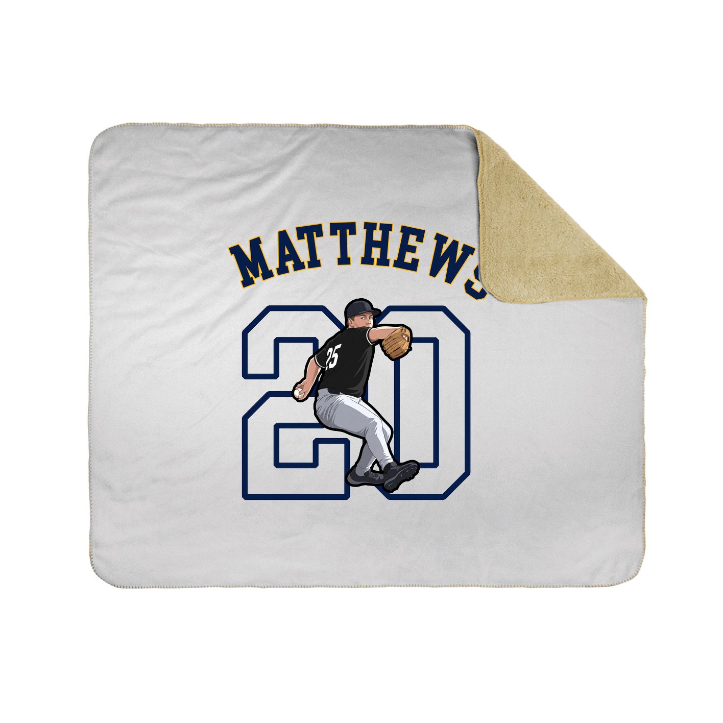 Throw Blanket — Shirsey Arch in White