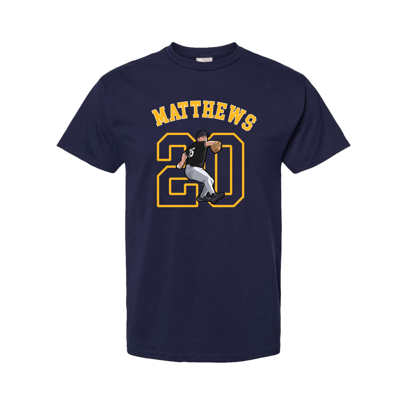 Youth Tee — Shirsey Arch in Navy