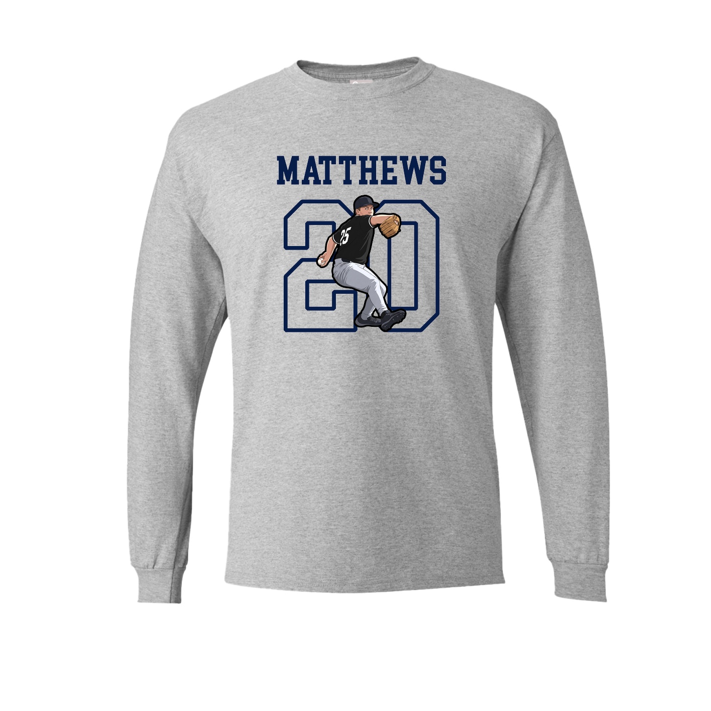 Long Sleeve Tee — Shirsey in Grey