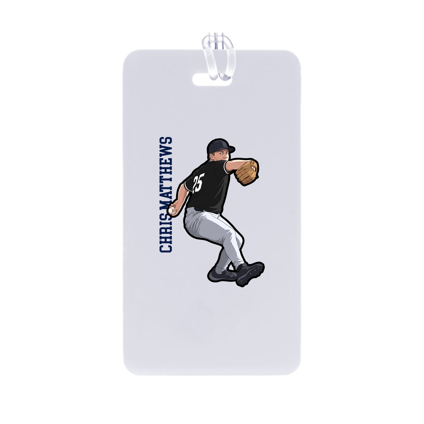 Bag Tag — Name Vertical in Classic