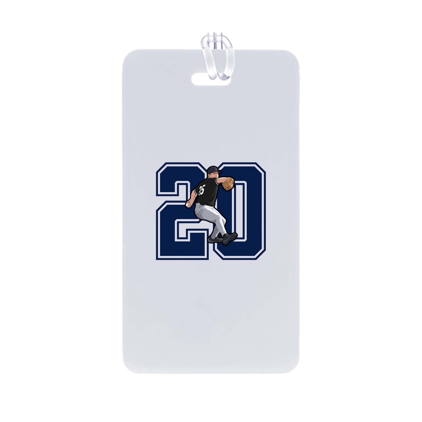 Bag Tag — Number in Classic