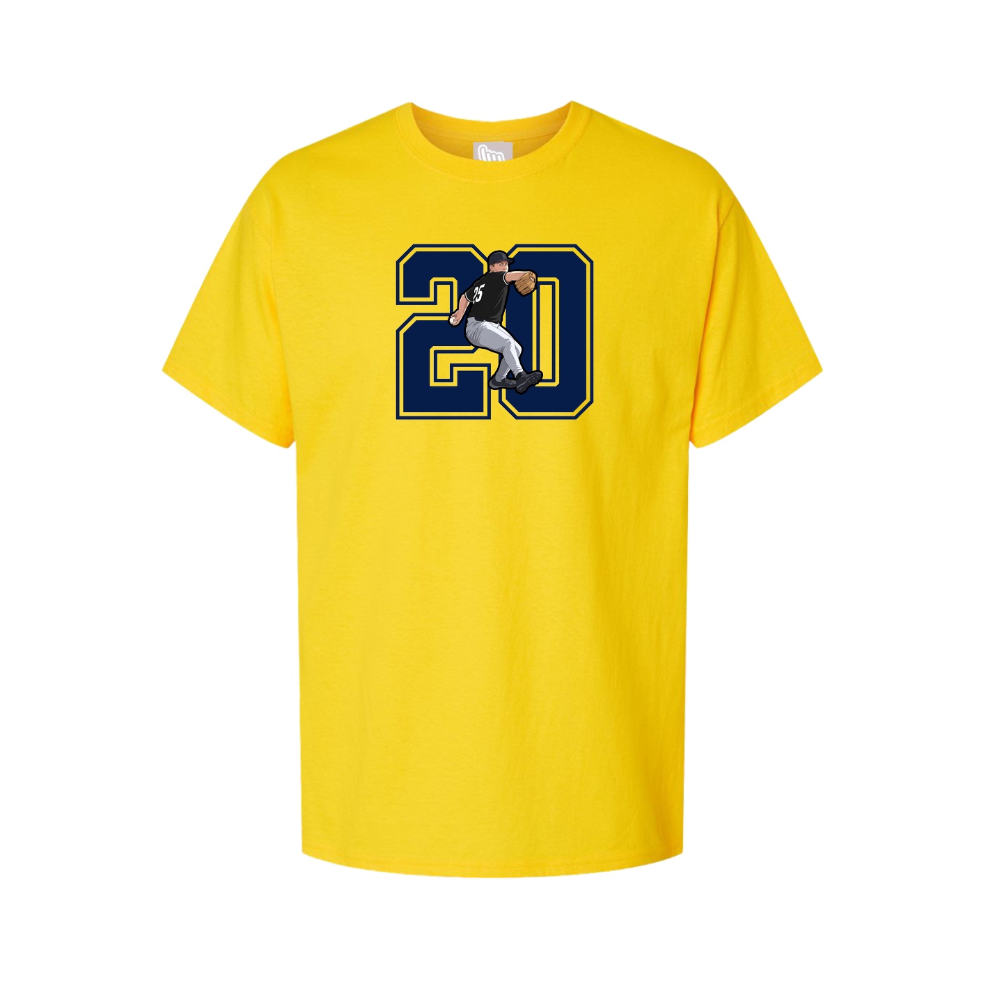 Tee — Number in Gold