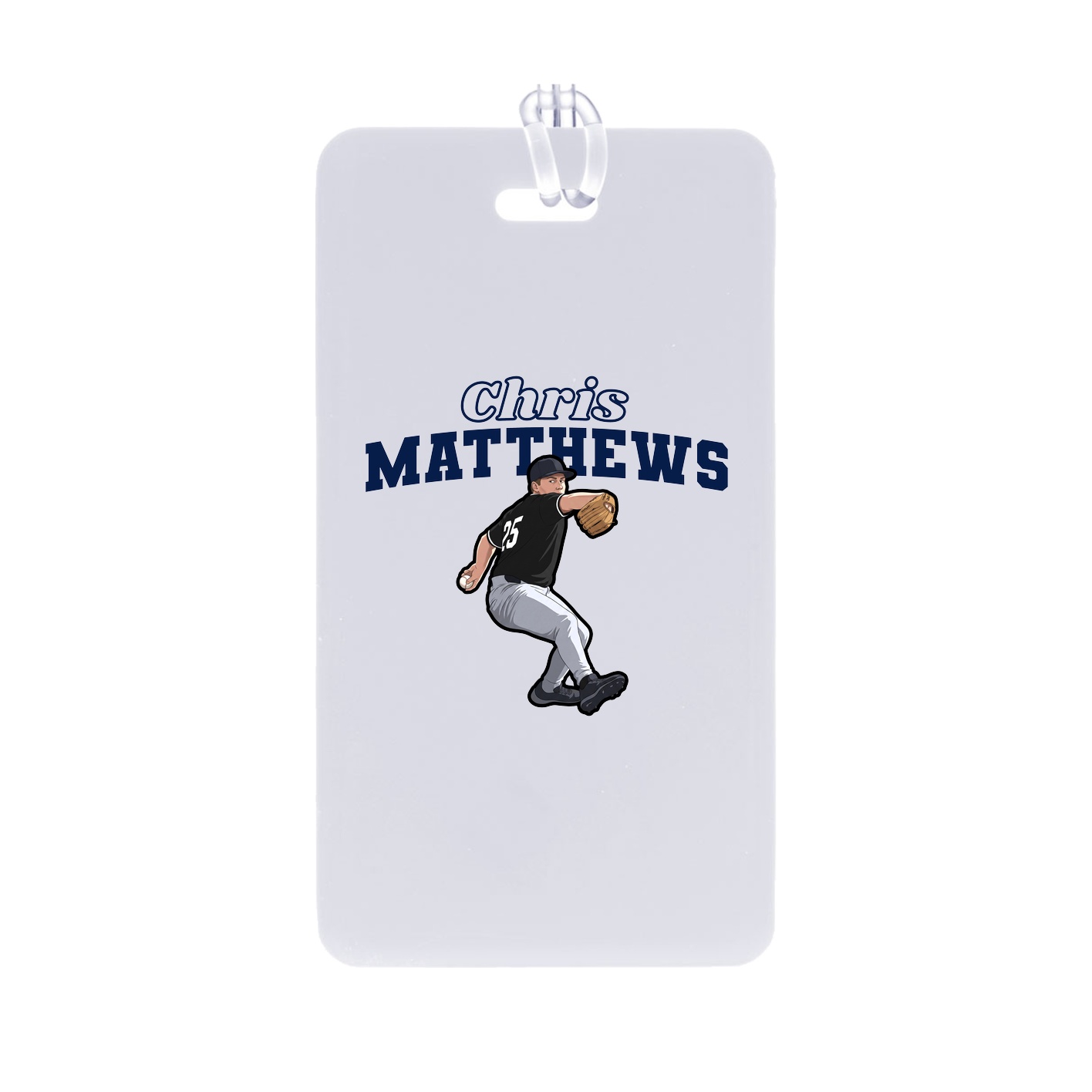 Bag Tag — Name Arch in Classic