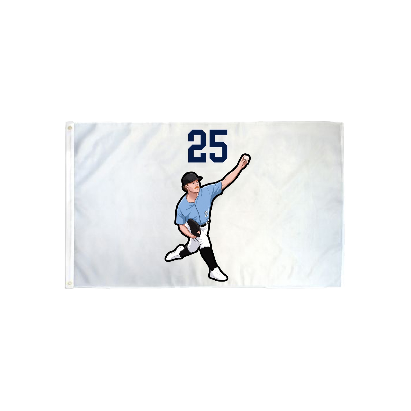 3x5 Flag — Number Top in Classic