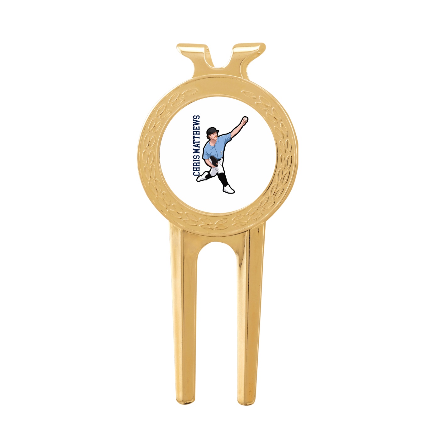 Divot Tool with Ball Marker — Name Vertical in Classic