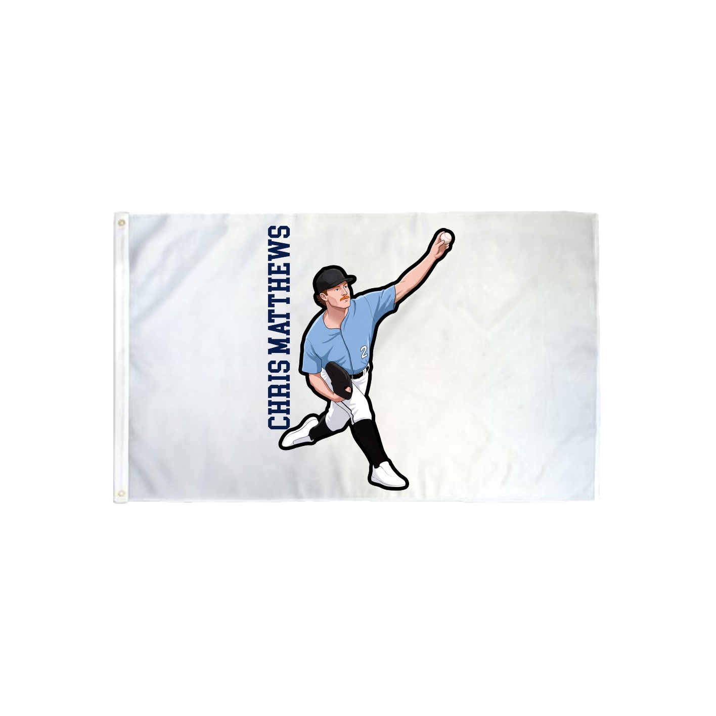 3x5 Flag — Name Vertical in Classic