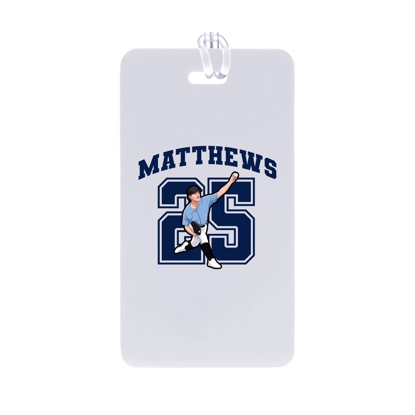 Bag Tag — Number in Classic
