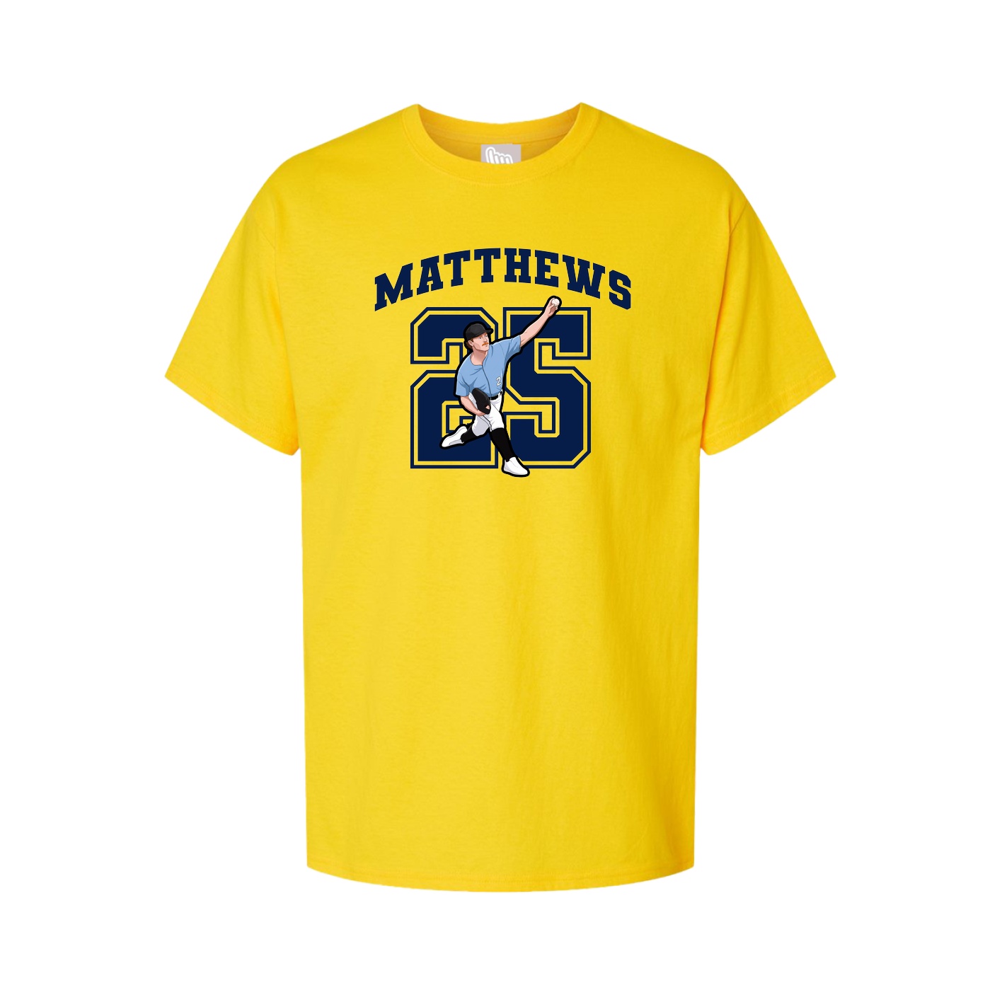 Tee — Number in Gold