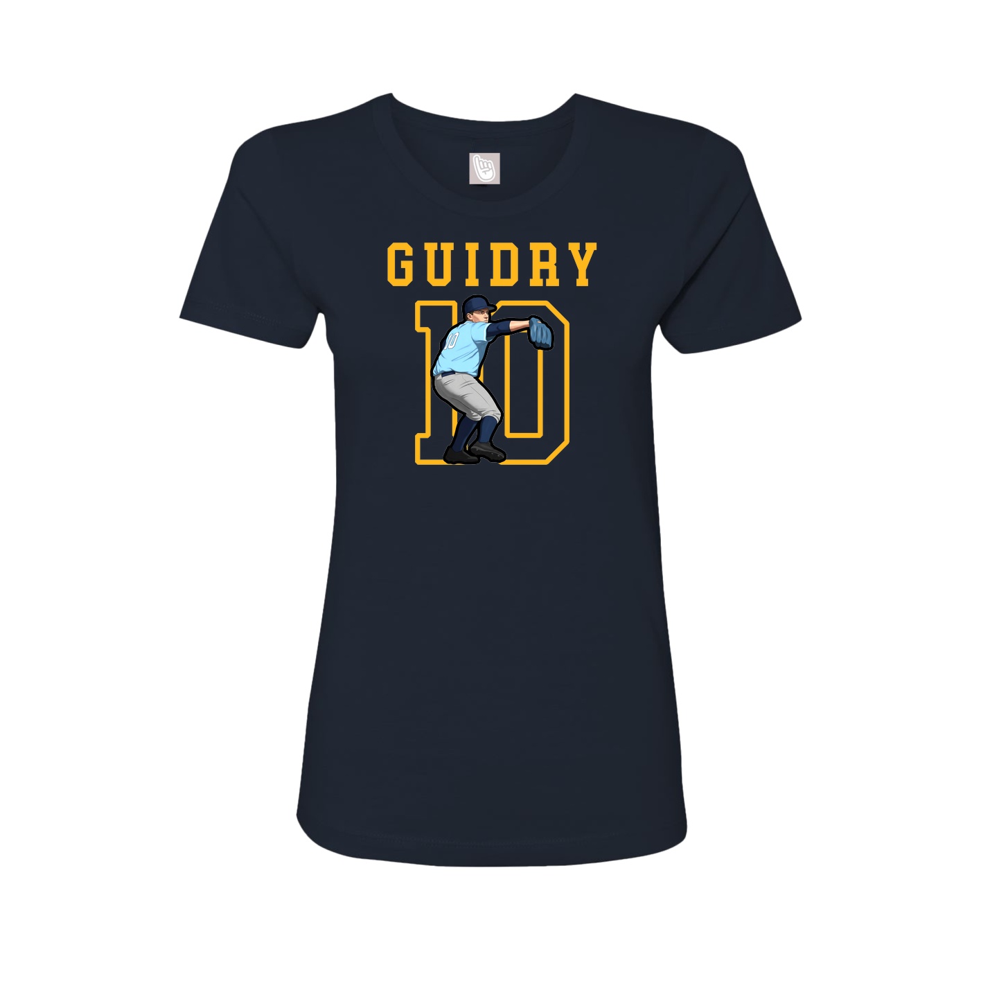 Fitted Women's Tee — Shirsey in Navy