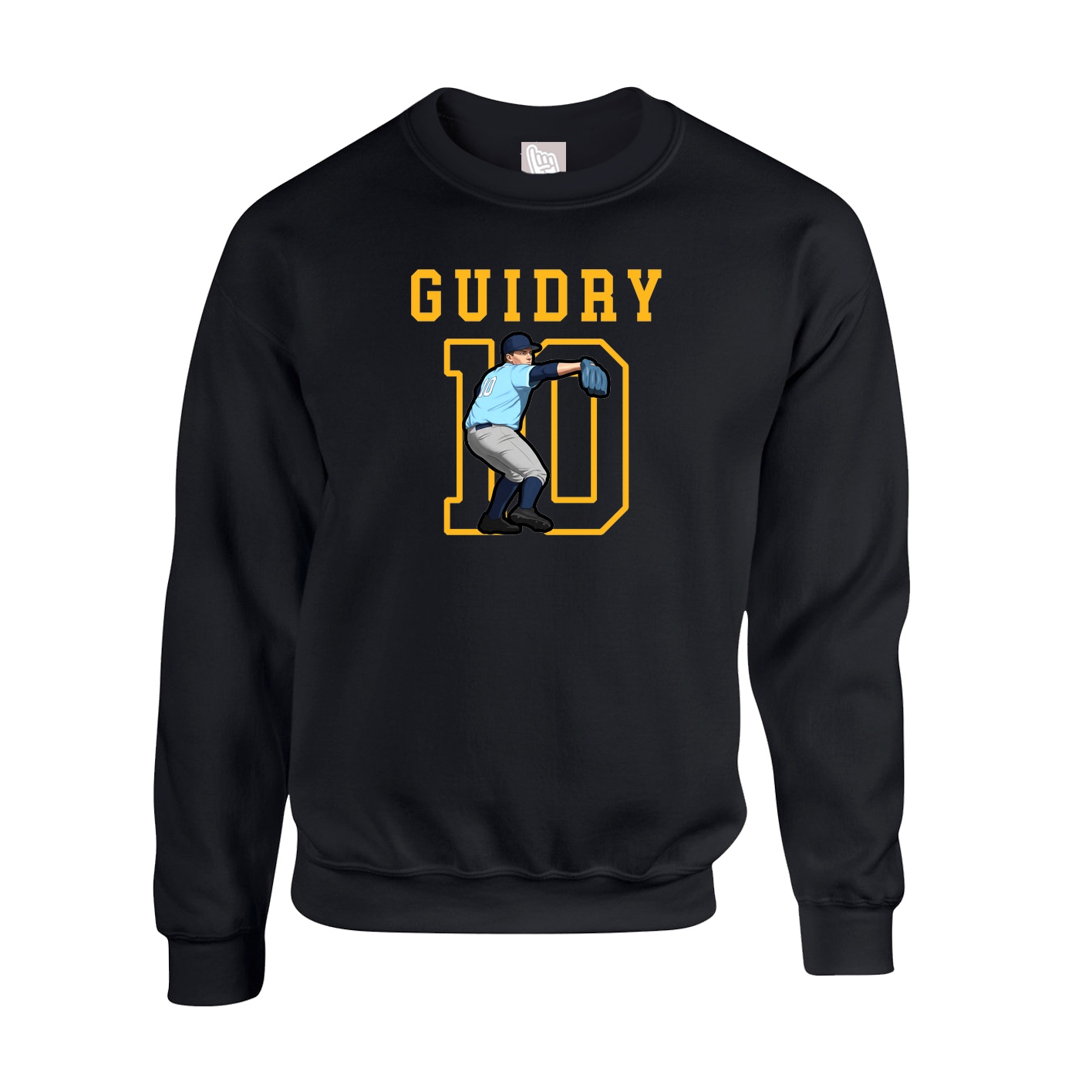Fleece Crew — Shirsey in Black