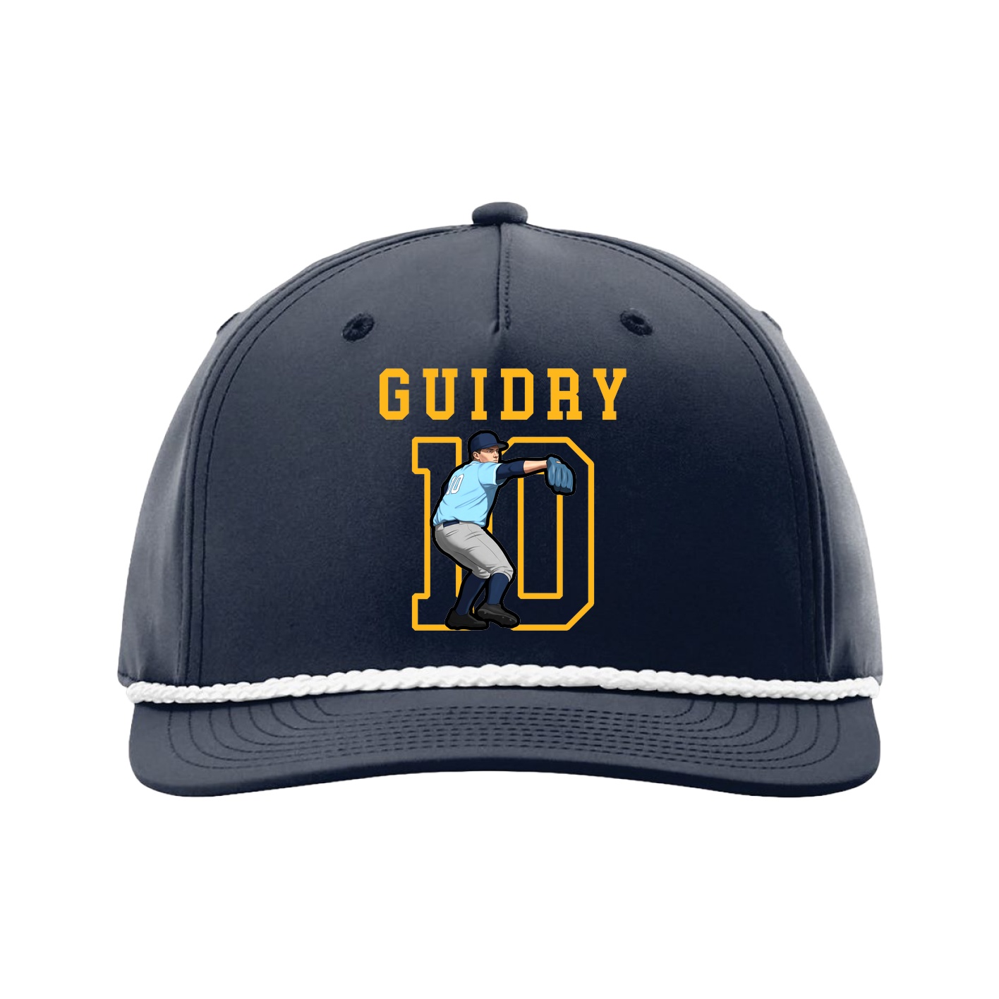 Five-Panel Classic Rope Cap — Shirsey in Navy