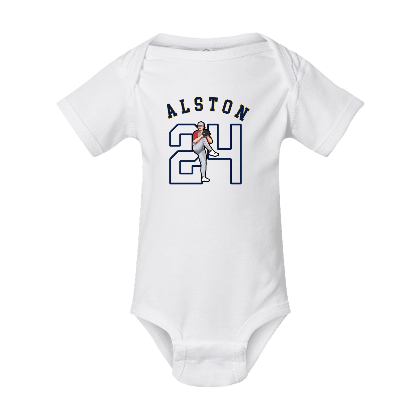 Baby Onesie — Shirsey Arch in White