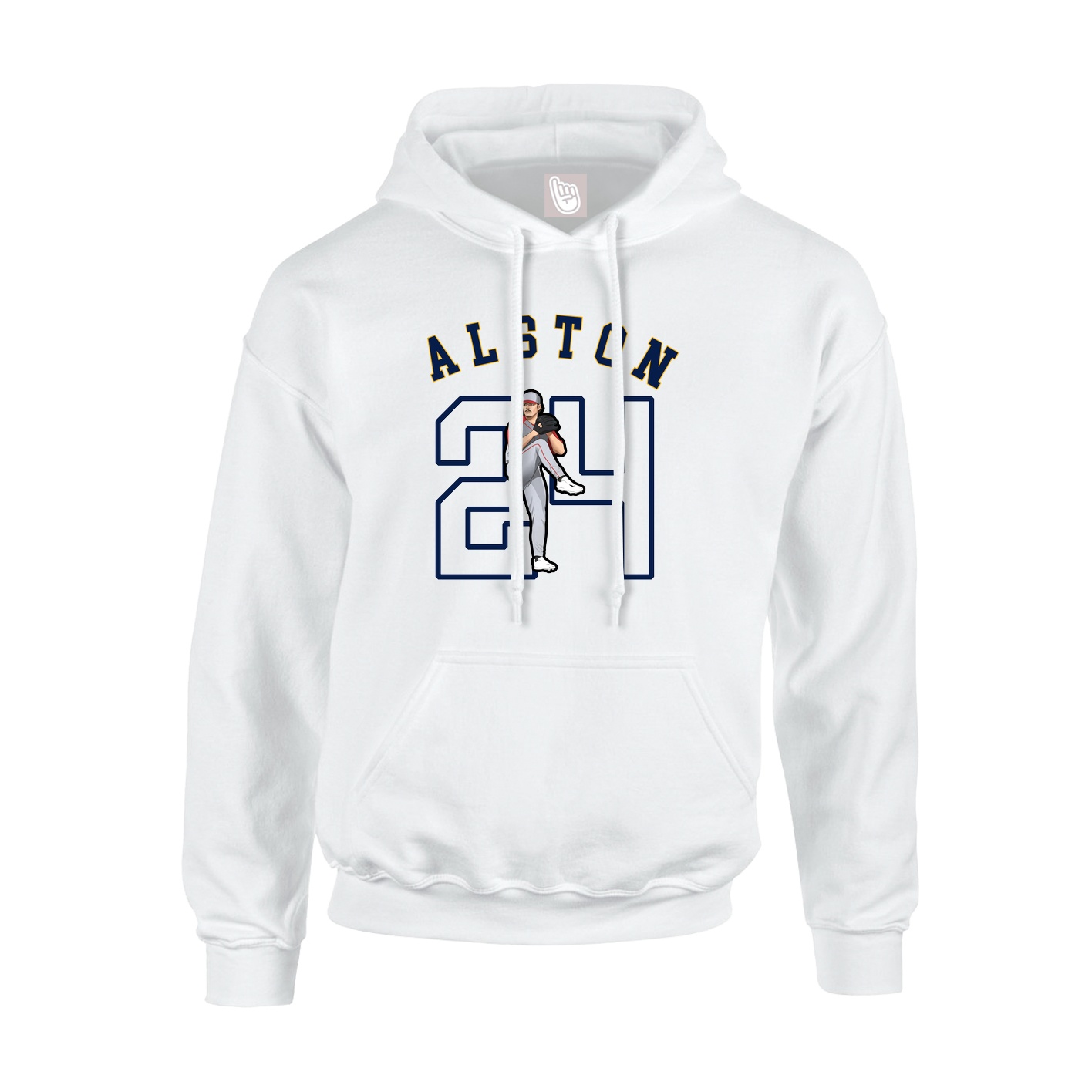 Youth Hoodie — Shirsey Arch in White