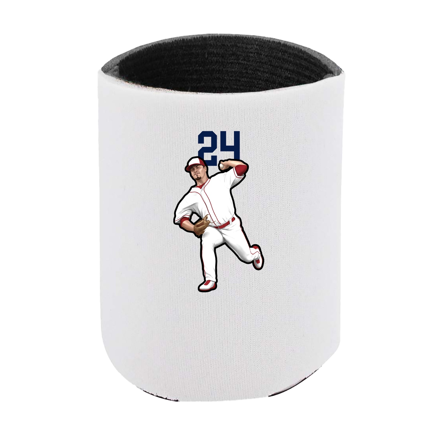 Can Holder — Number Top in White