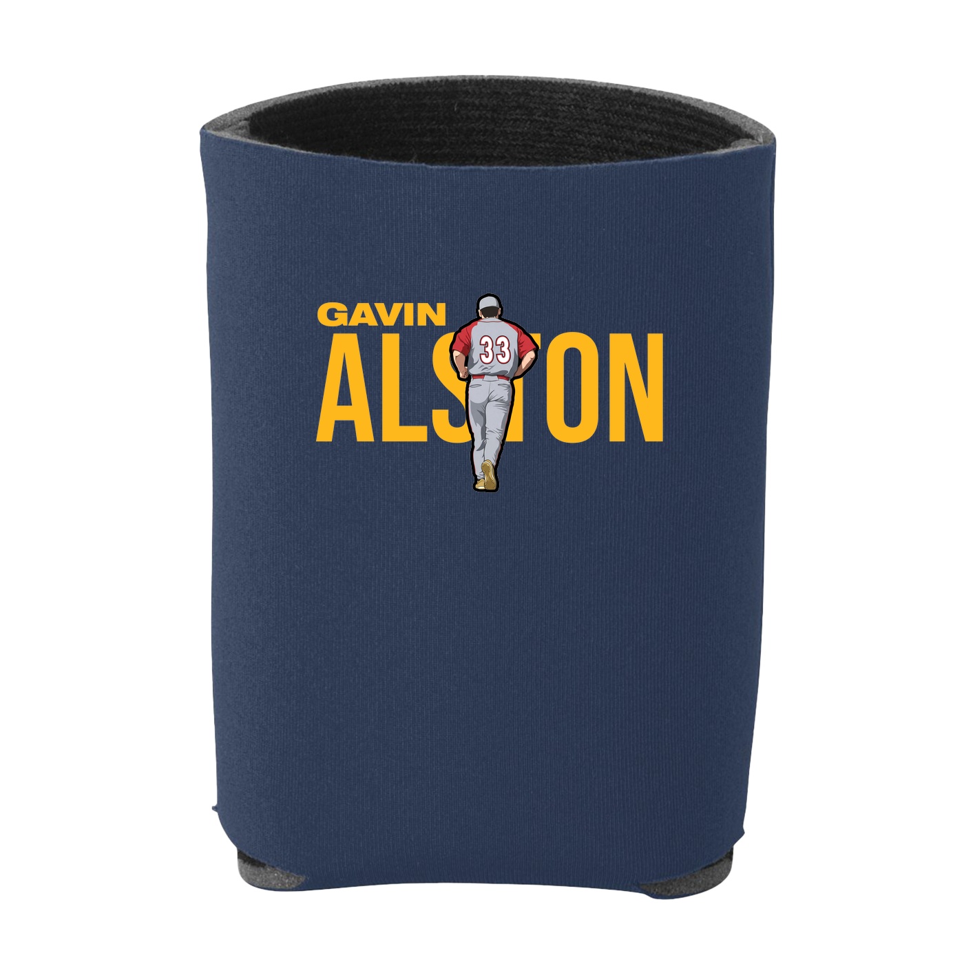 Can Holder — Player Name in Navy