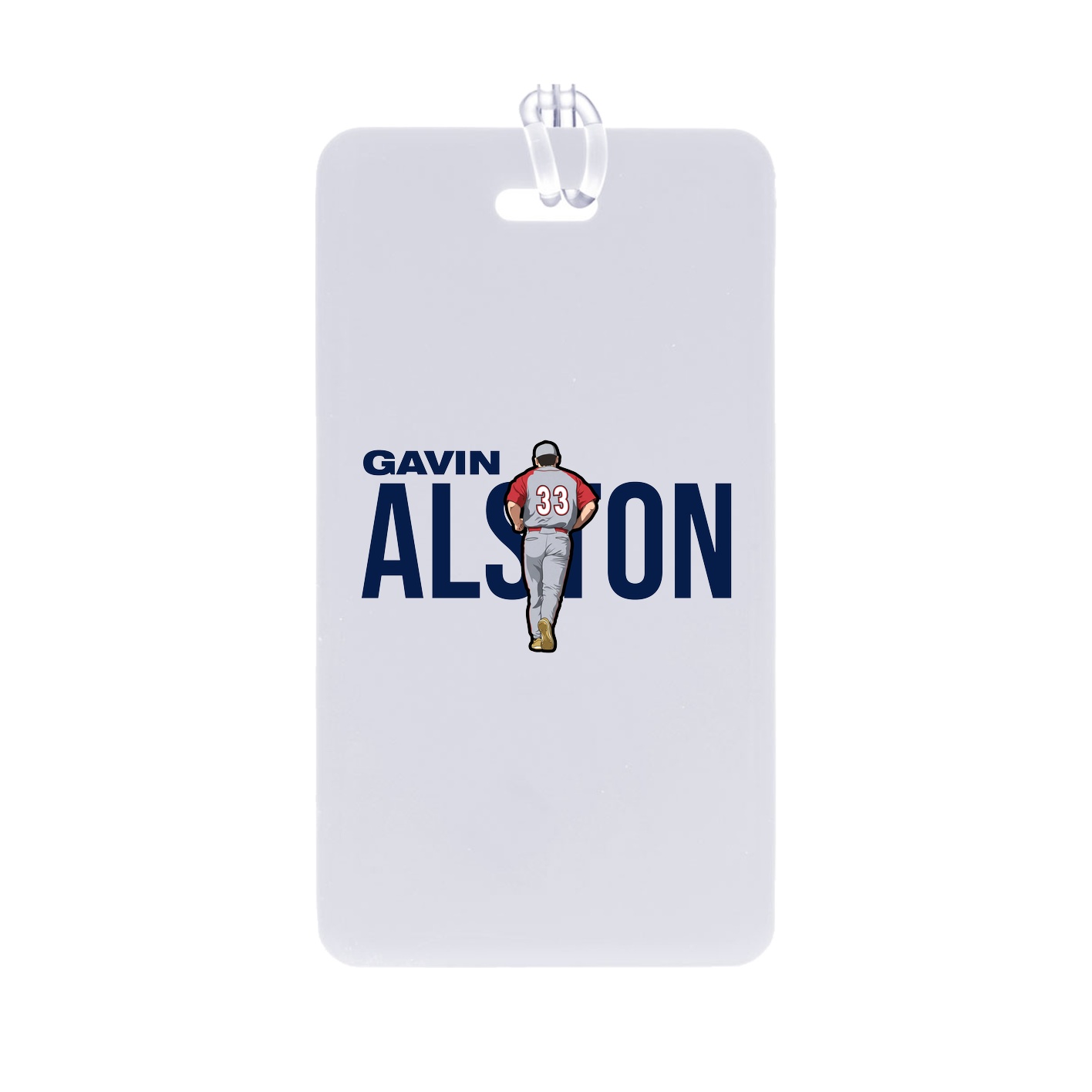Bag Tag — Player Name in Classic