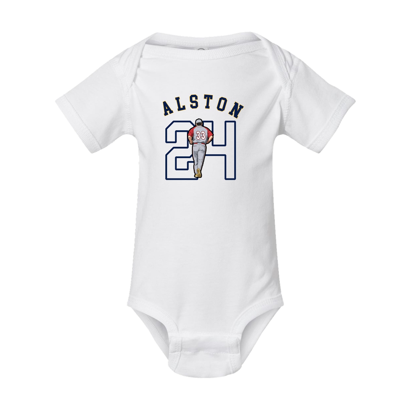Baby Onesie — Shirsey Arch in White