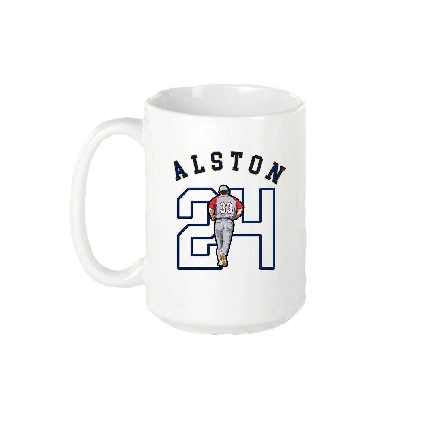 15oz Coffee Mug — Shirsey Arch in White