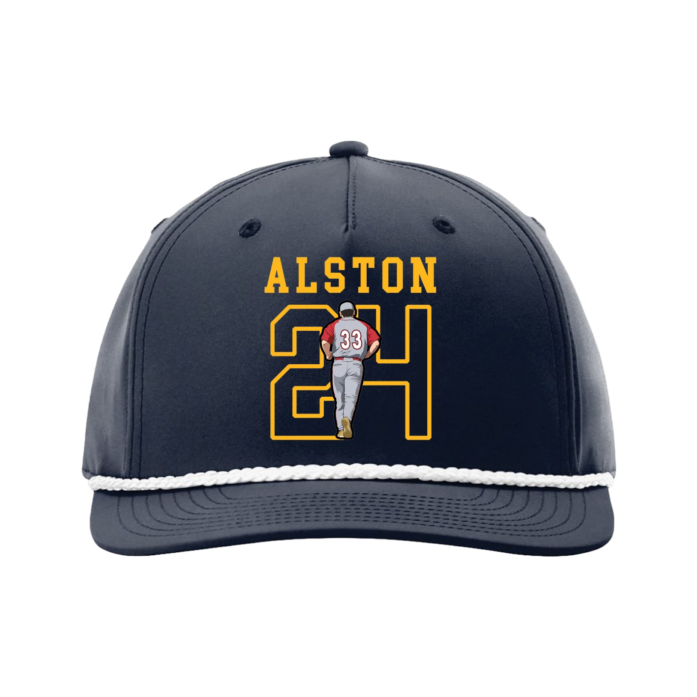 Five-Panel Classic Rope Cap — Shirsey in Navy