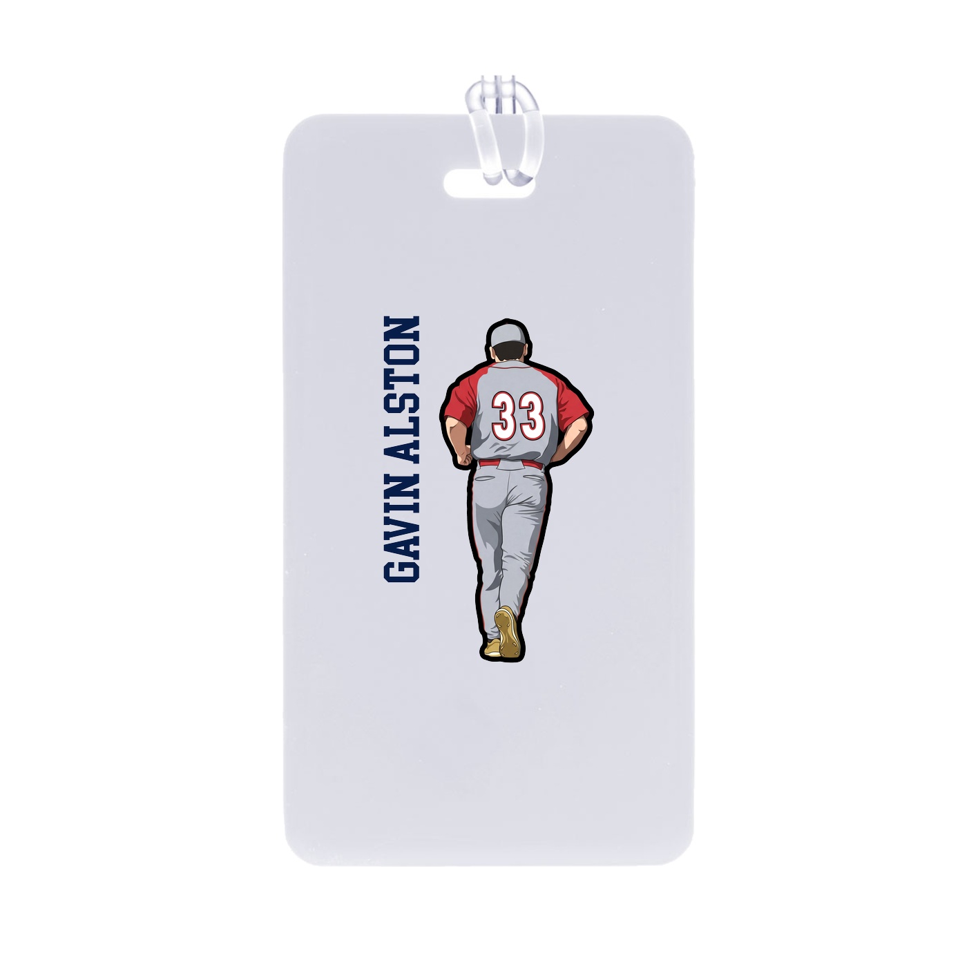 Bag Tag — Name Vertical in Classic