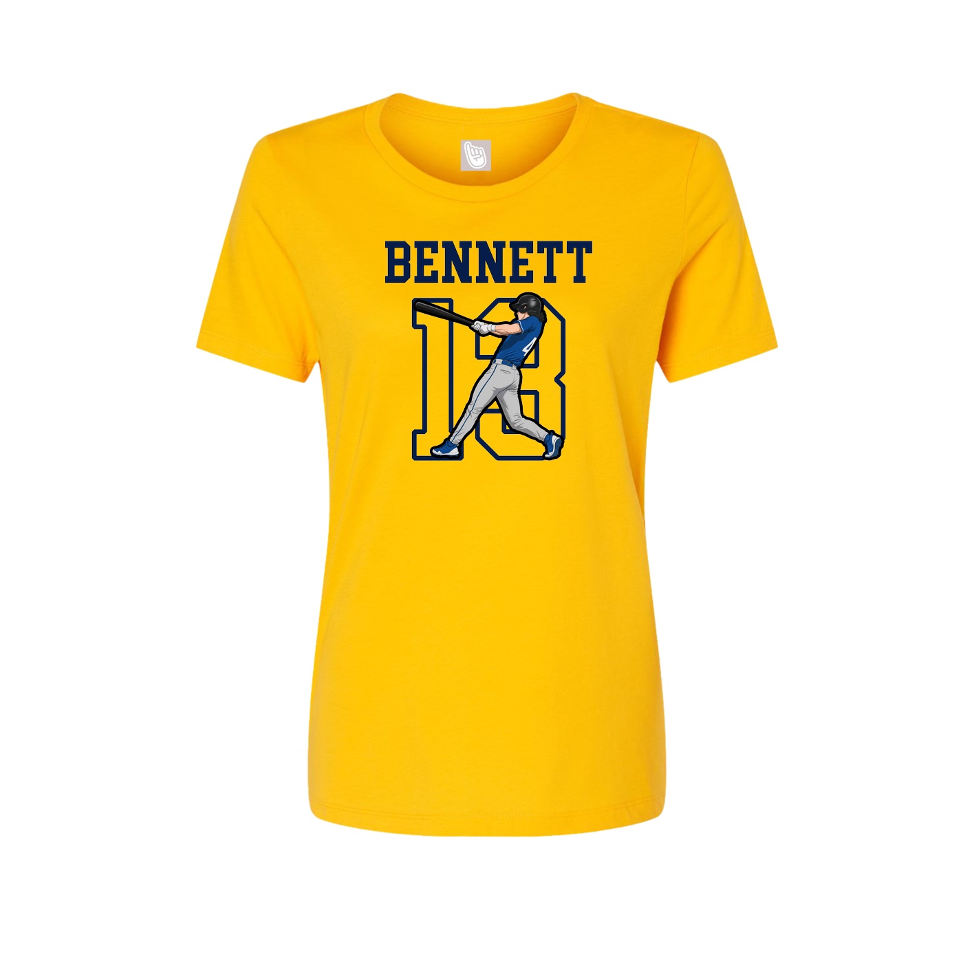 Fitted Women's Tee — Shirsey in Gold