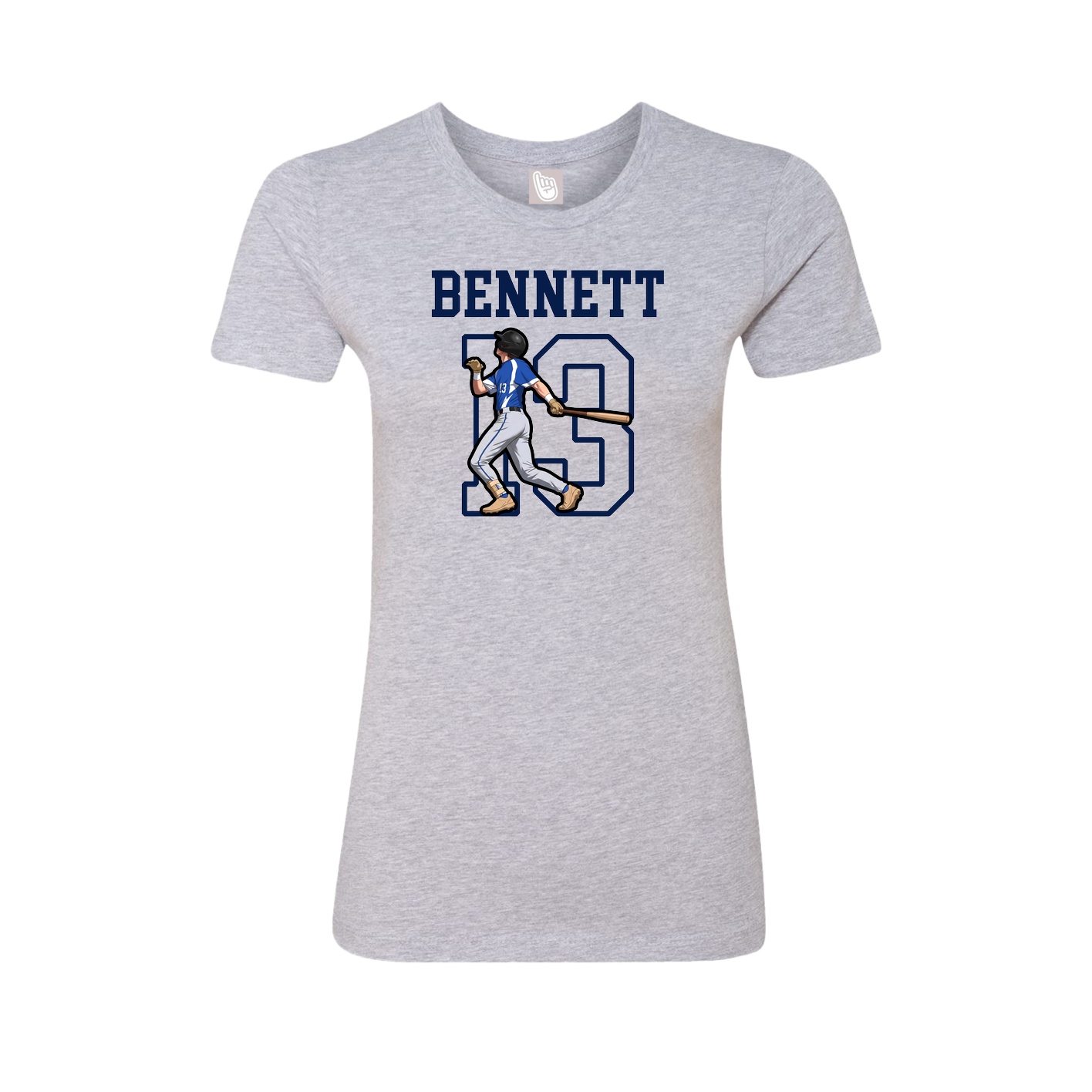Fitted Women's Tee — Shirsey in Grey