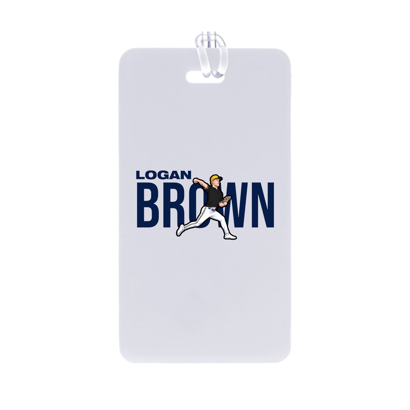 Bag Tag — Player Name in Classic