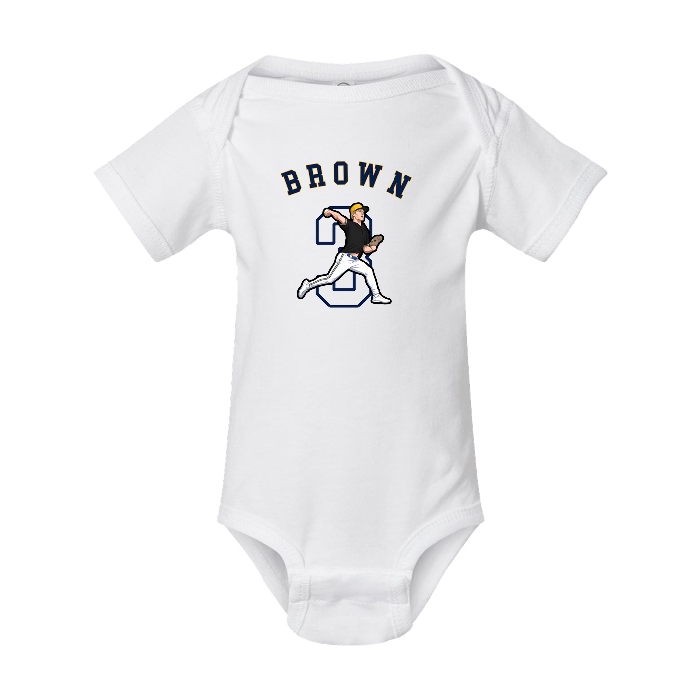 Baby Onesie — Shirsey Arch in White
