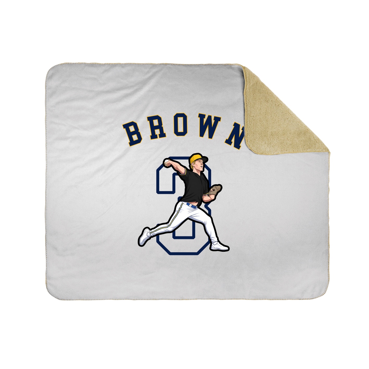 Throw Blanket — Shirsey Arch in White