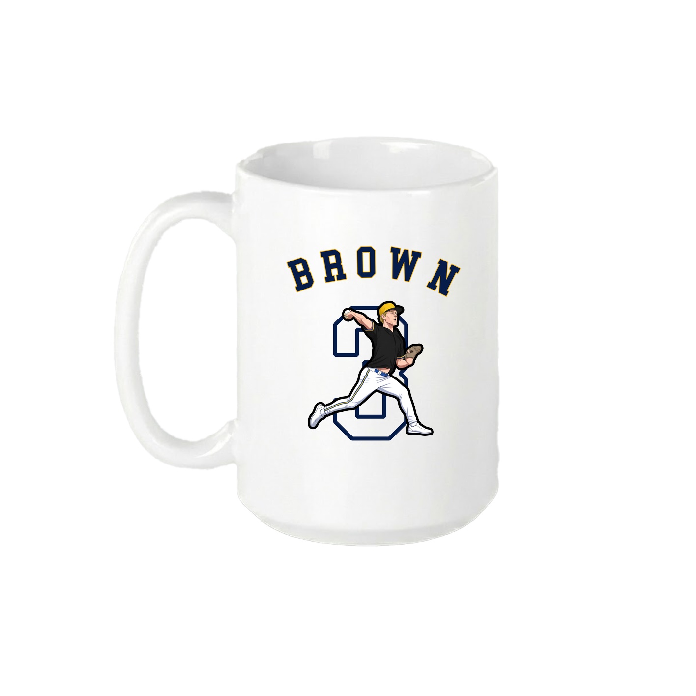 15oz Coffee Mug — Shirsey Arch in White