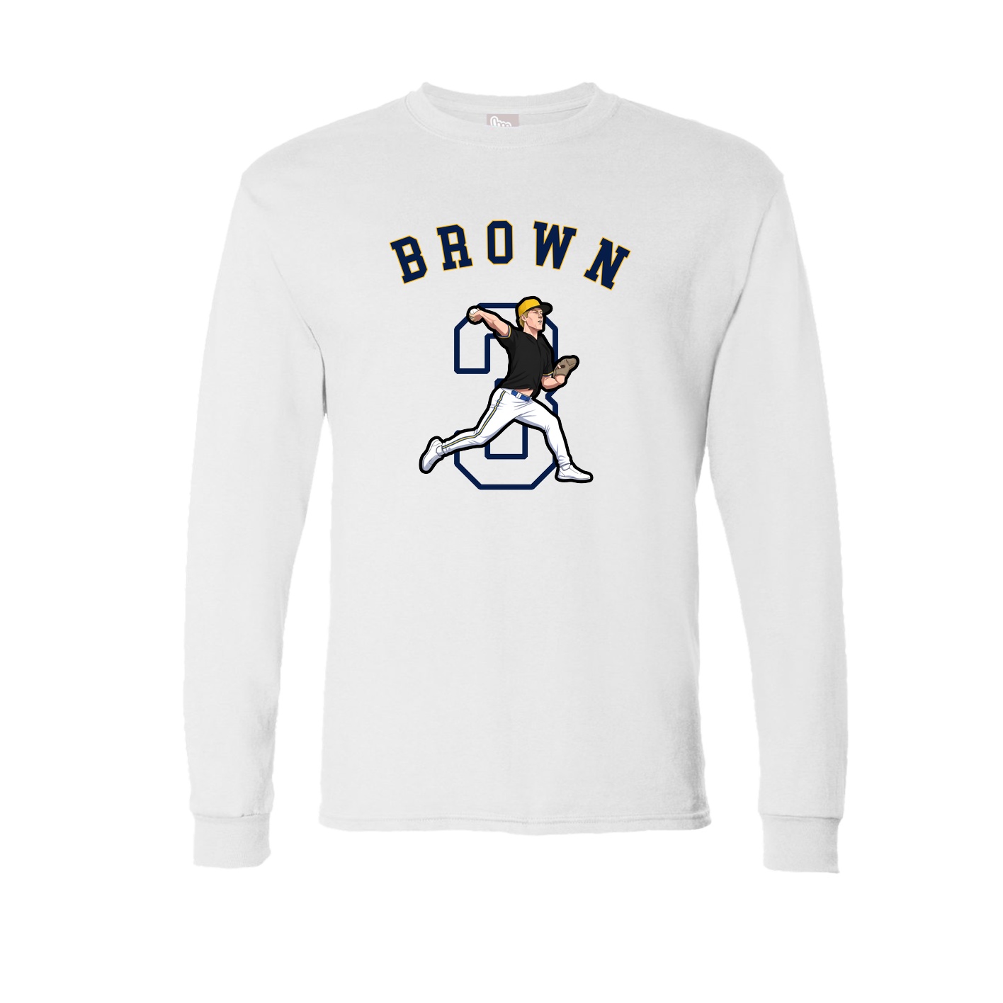 Long Sleeve Tee — Shirsey Arch in White