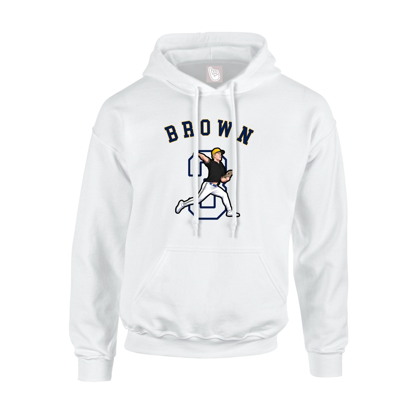 Youth Hoodie — Shirsey Arch in White