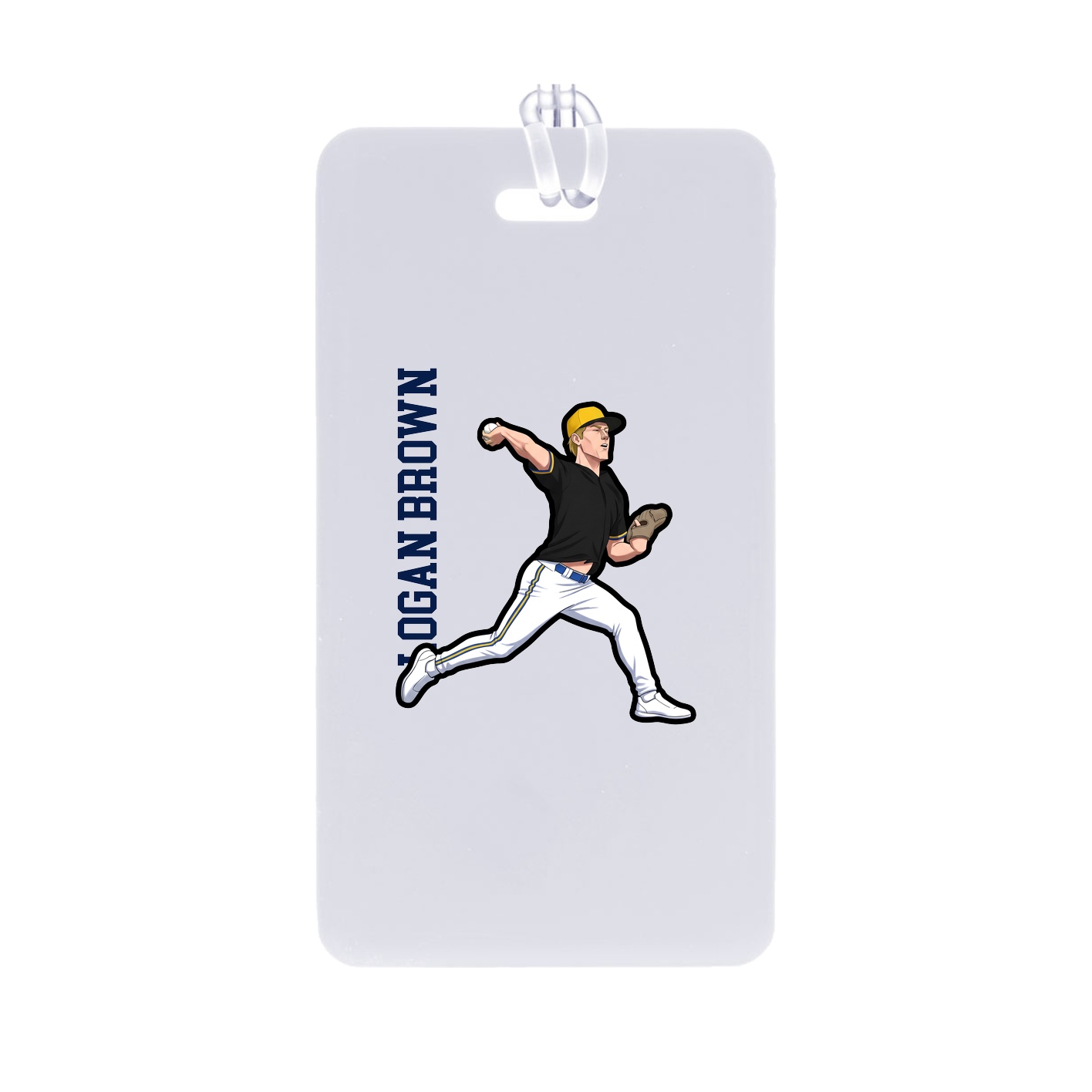 Bag Tag — Name Vertical in Classic