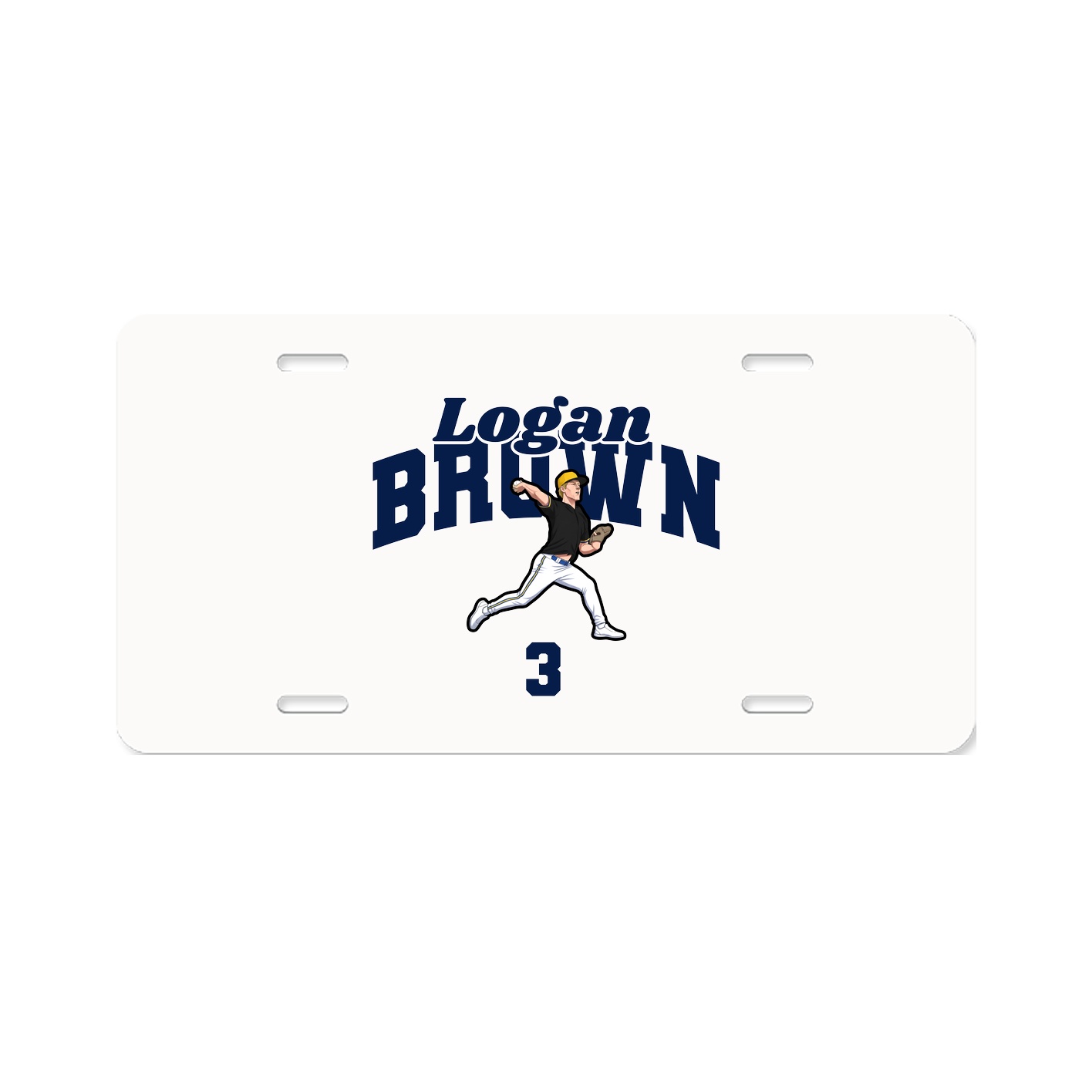 License Plate — Signature Arch in Classic
