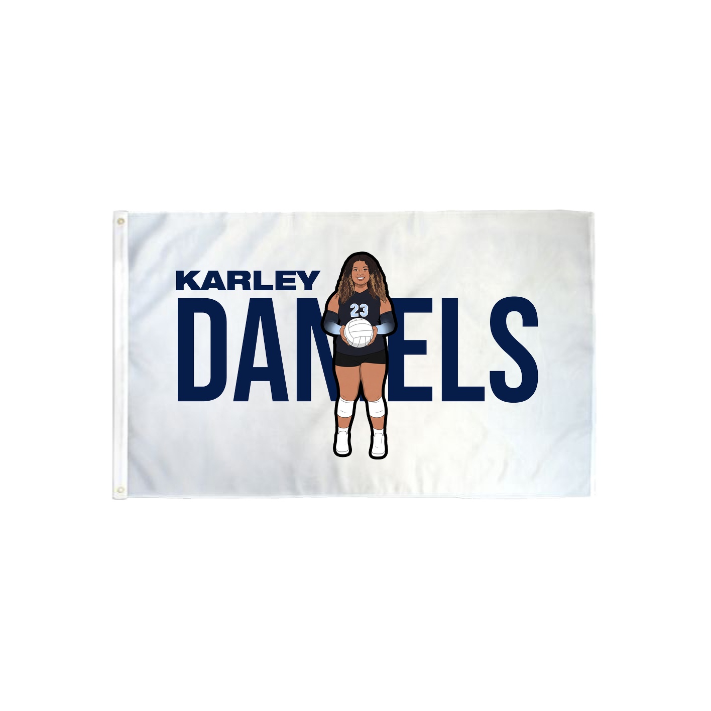 3x5 Flag — Player Name in Classic