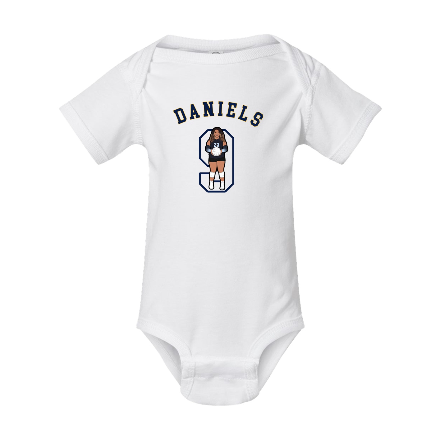 Baby Onesie — Shirsey Arch in White