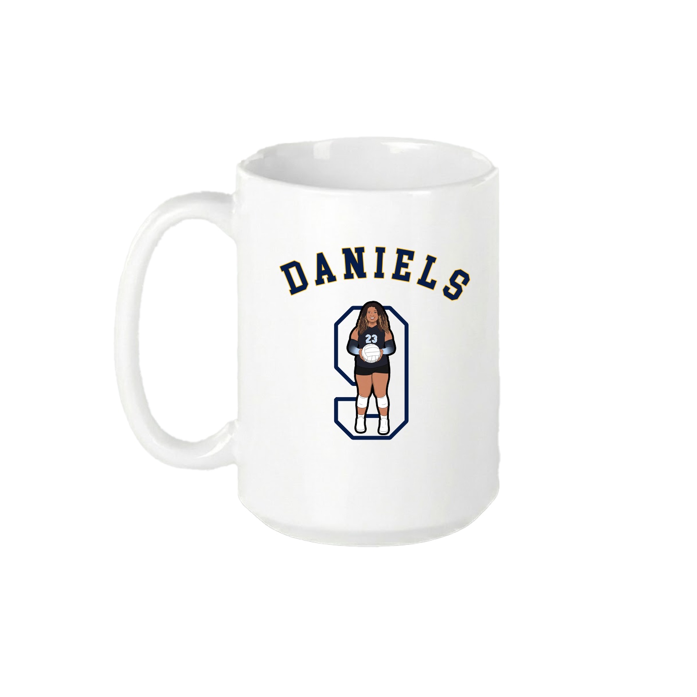 15oz Coffee Mug — Shirsey Arch in White