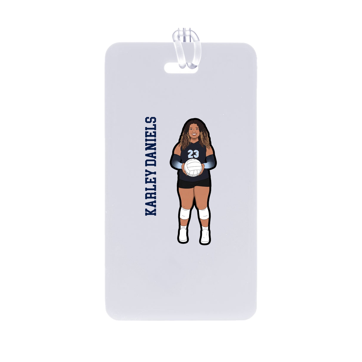 Bag Tag — Name Vertical in Classic
