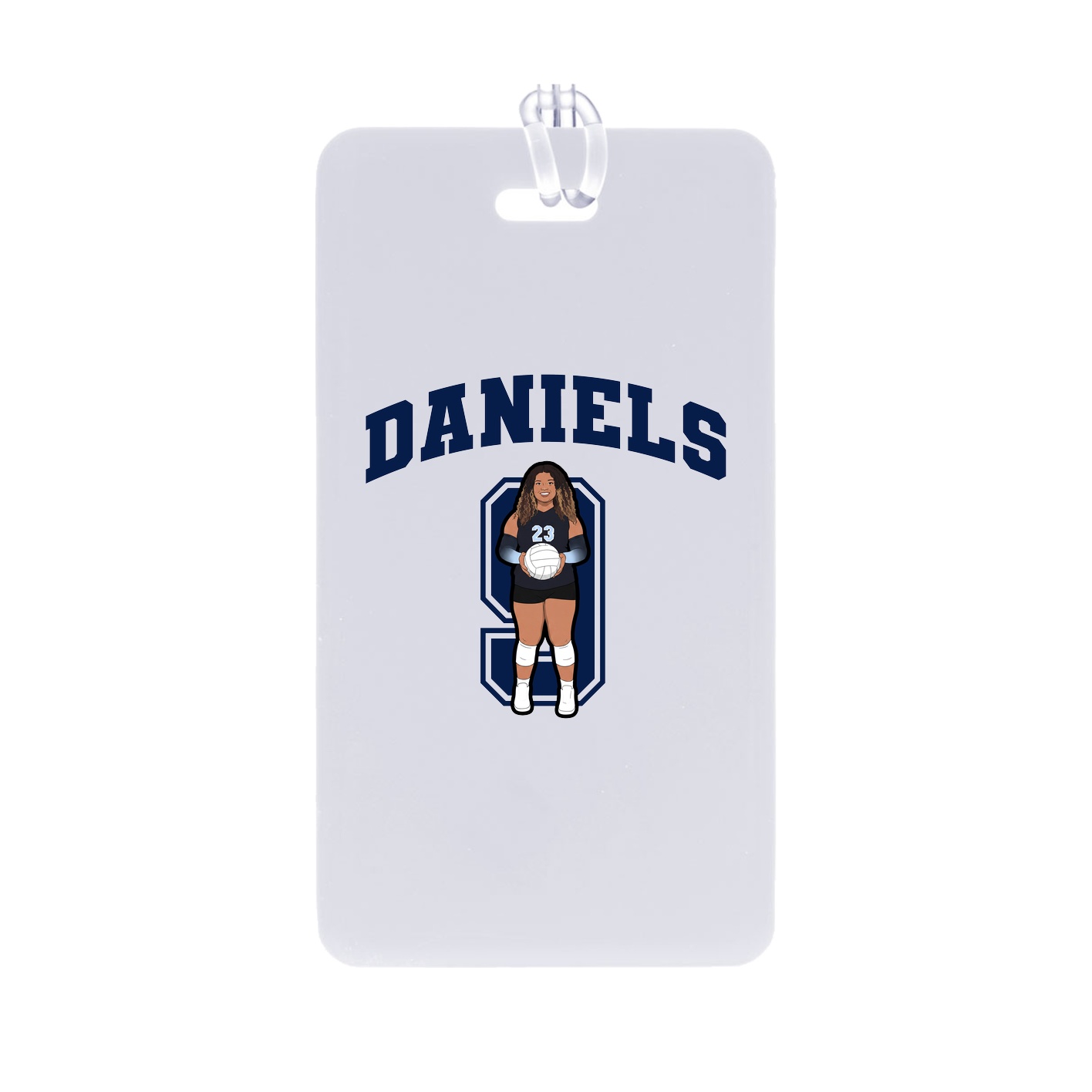 Bag Tag — Number in Classic