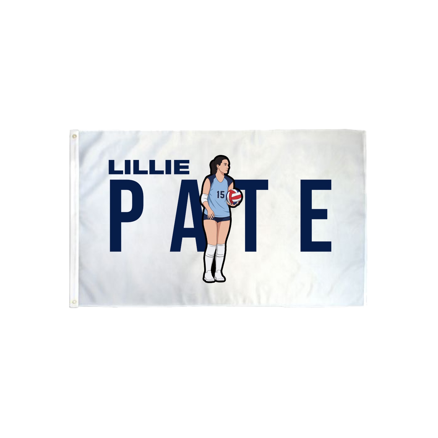 3x5 Flag — Player Name in Classic