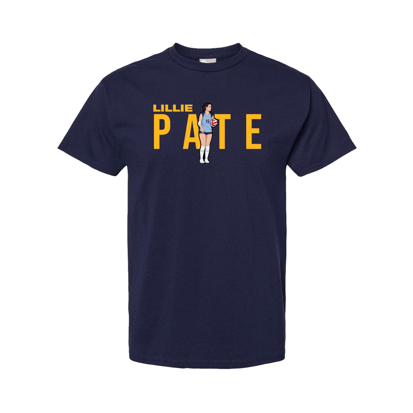 Tee — Player Name in Navy