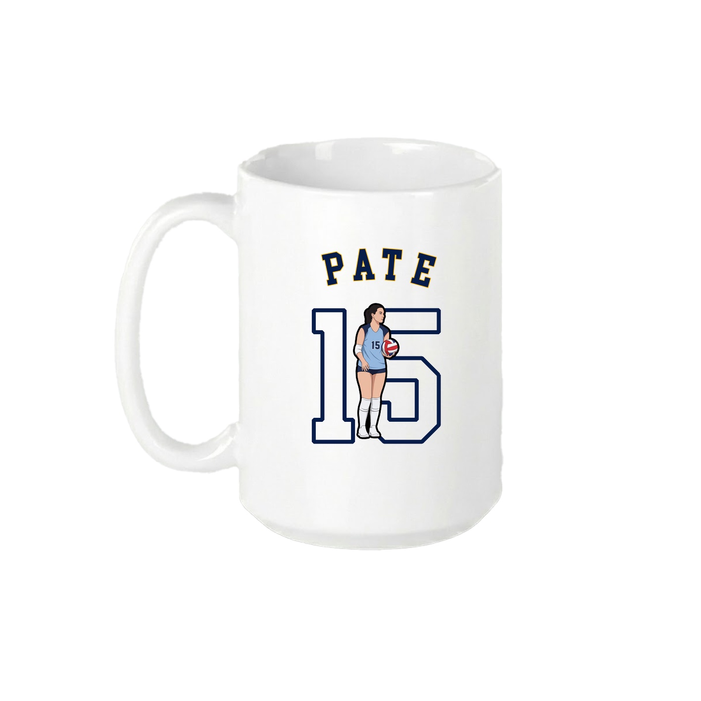 15oz Coffee Mug — Shirsey Arch in White