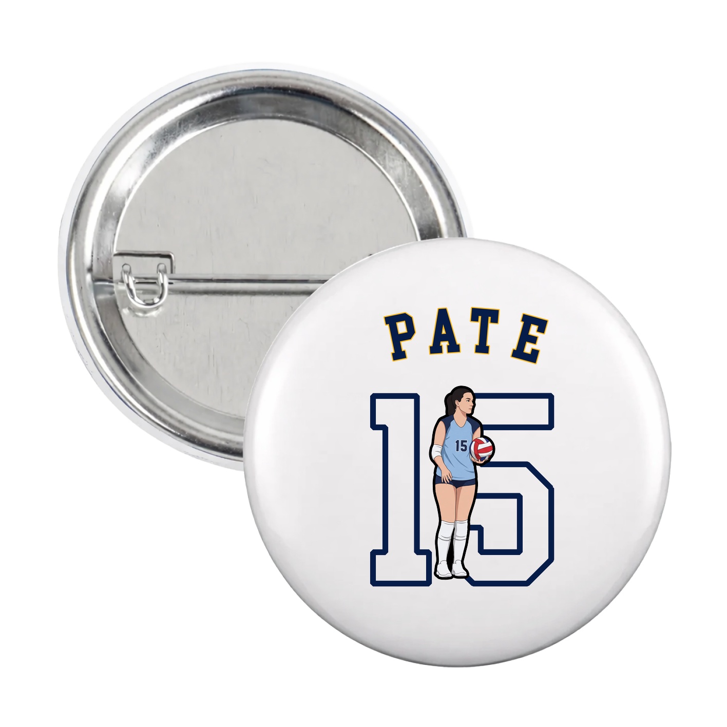 Game Day Button — Shirsey Arch in White