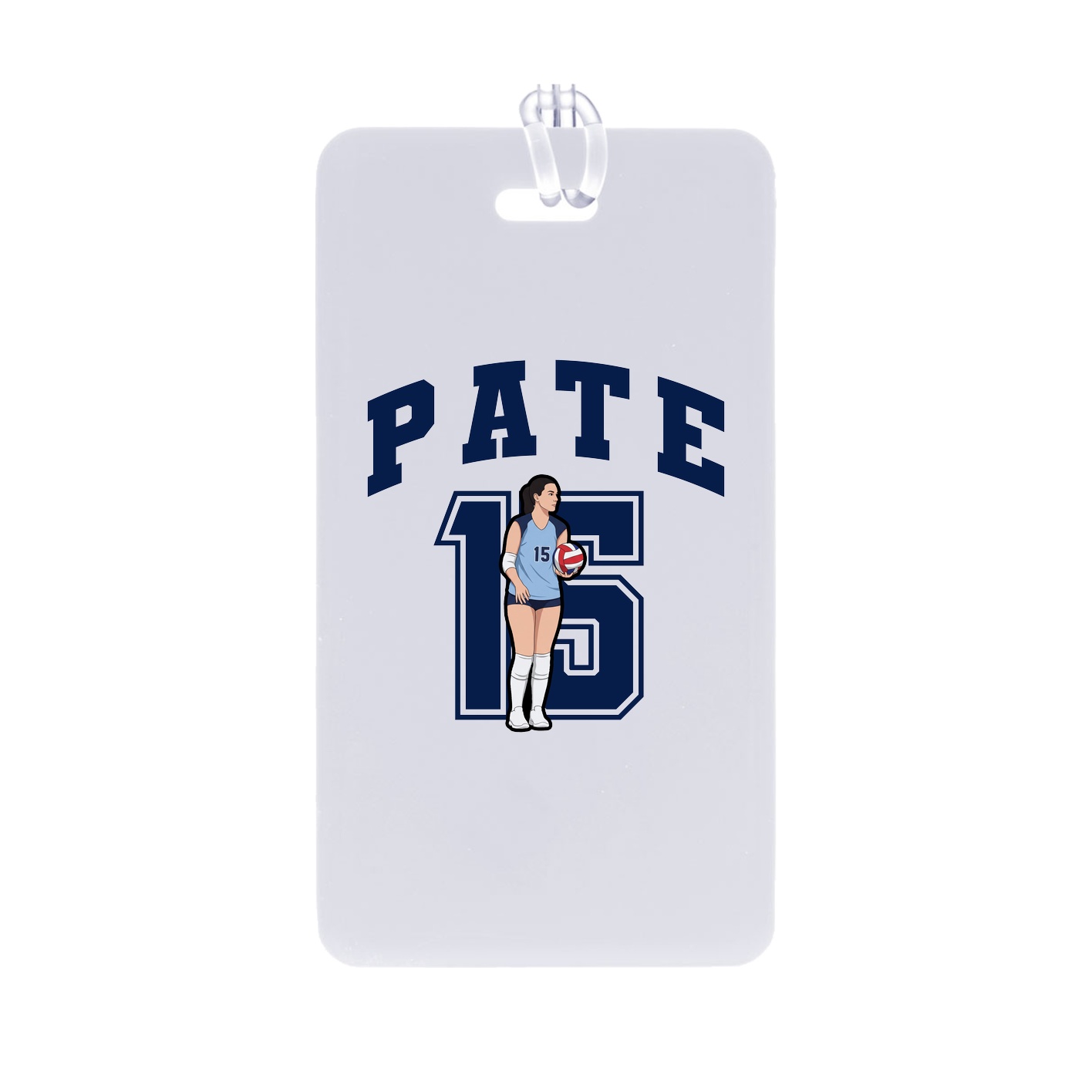 Bag Tag — Number in Classic