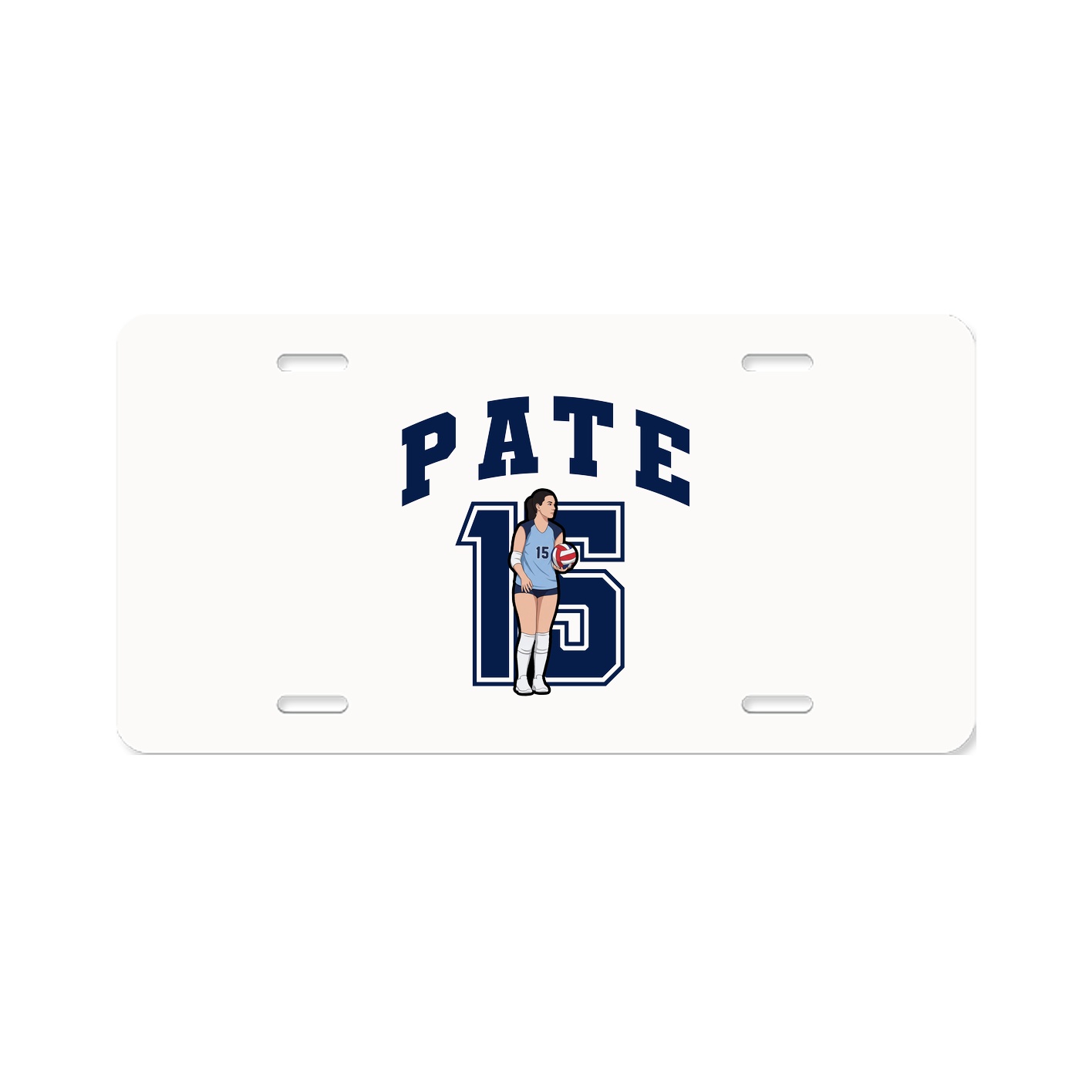 License Plate — Number in Classic