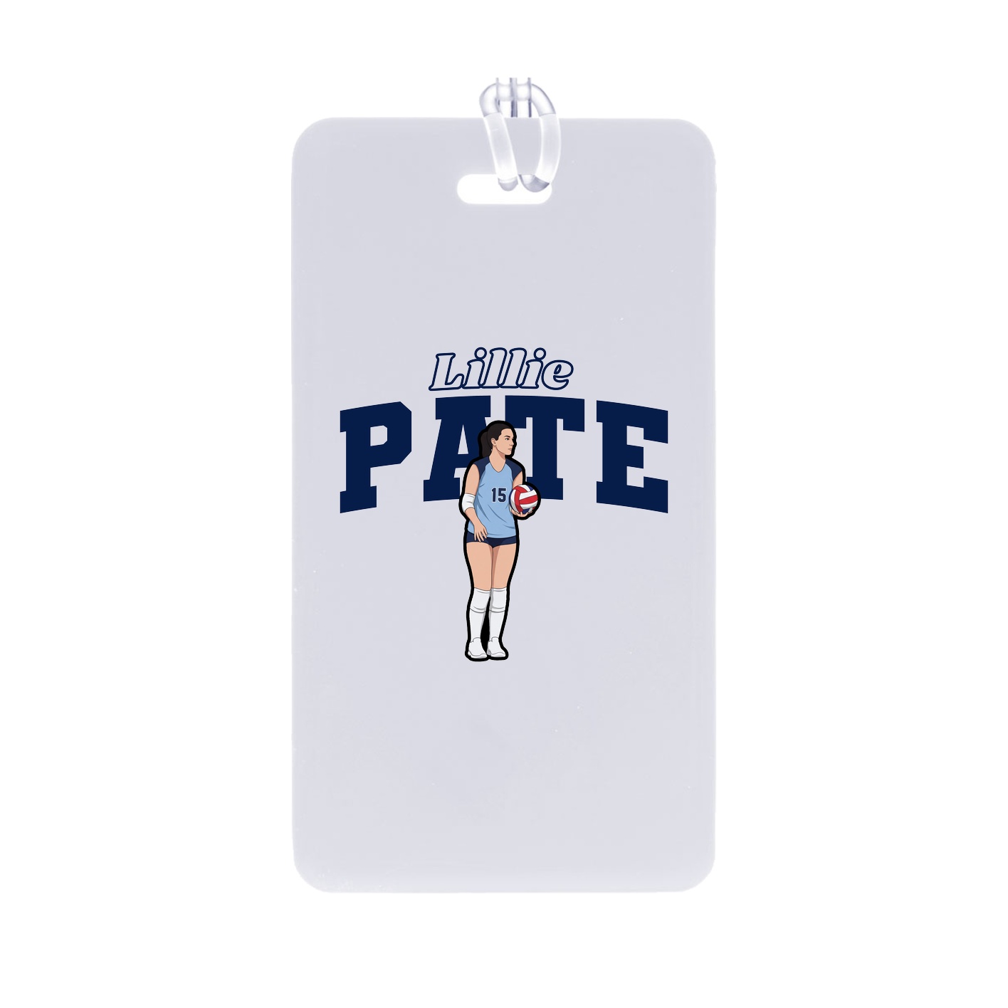 Bag Tag — Name Arch in Classic